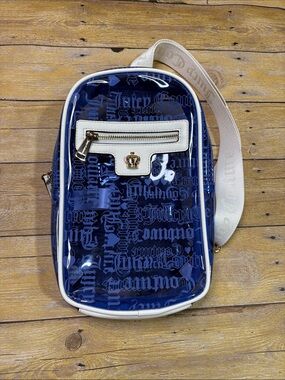Juicy Couture clear sling bag
